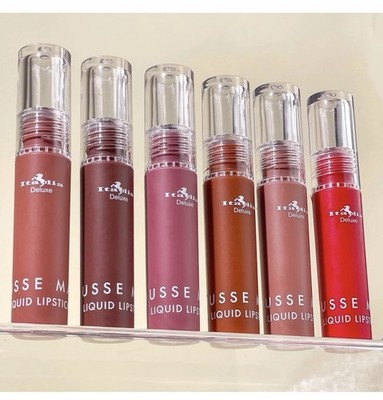 Italia Deluxe Mousse Matte Liquid Lipstick 8 Pc. Set Mix Colors USA Seller