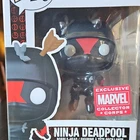 Funko Pop! Vinyl Ninja Deadpool Marvel Collector Corps Exclusive Bobblehead