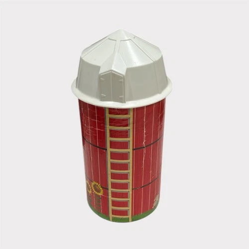 Vintage Fisher Price Little People Play Family Farm Set Silo only