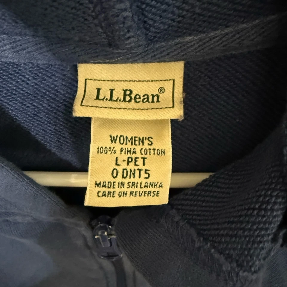 L.L. Sudadera con capucha Bean Classic azul marino Foto 2 de 2