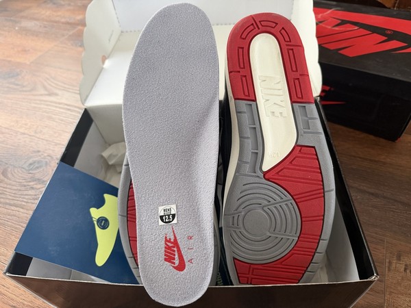 Talla 12.5 - Air Jordan 2 Retro Black Cement Talla Rara Cuero Increíble 4