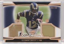 2013 Topps Prime Dual Relics Copper Rainbow 23/25 Stedman Bailey #DR-SB sm1