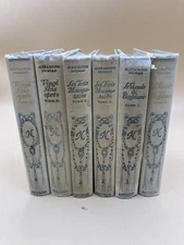 Vintage 1920's Decorative French Alexandre Dumas hardback books Nelson Publisher