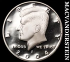 2004-S Kennedy Half Dollar- Silver Choice Gem Proof Luster #i5695