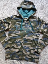 Cabela's Camo Hoodie Sweatshirt Zip Up Hooded Cozy Hunting WOMEN SMALL S