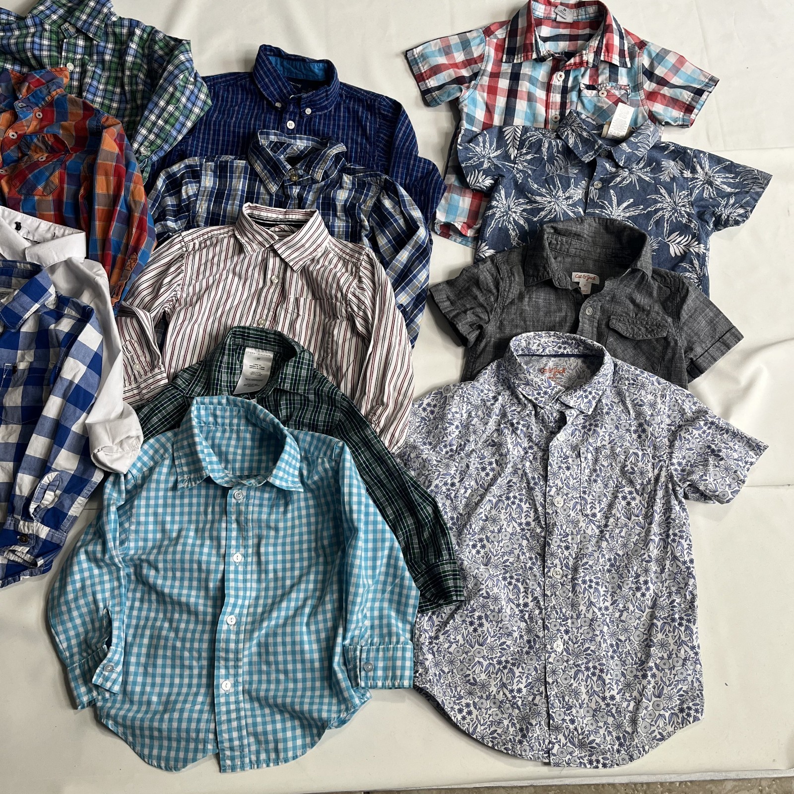 mixed lot Toddler Boys 3T-5T Dress  (28)  Brands Button Up pants Shirts vest image 10