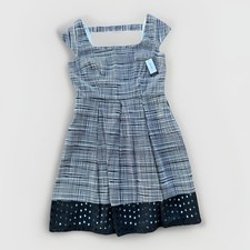 Nine West Dress Cap Sleeve Size 14 A Line Pockets Lined With Lace NEW!