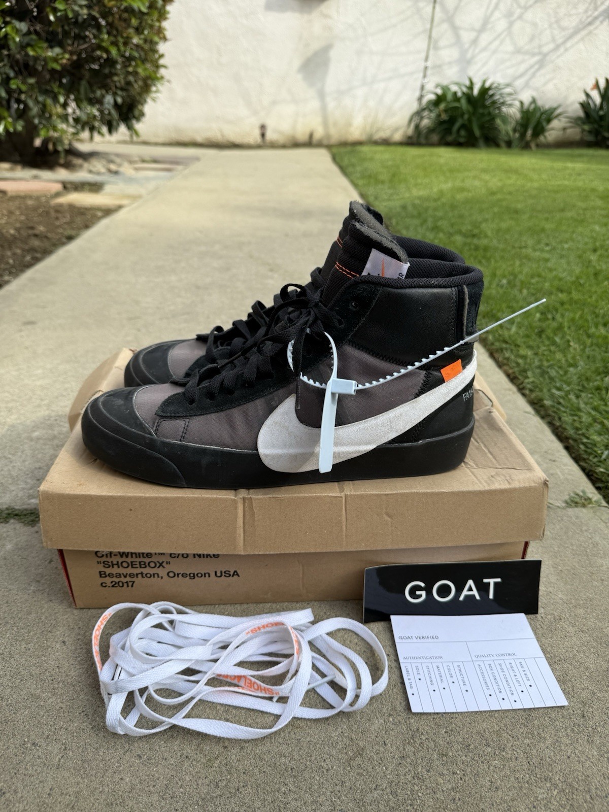 OFF WHITE X NIKE Off White x Blazer Mid 'Grim Reapers' 2018