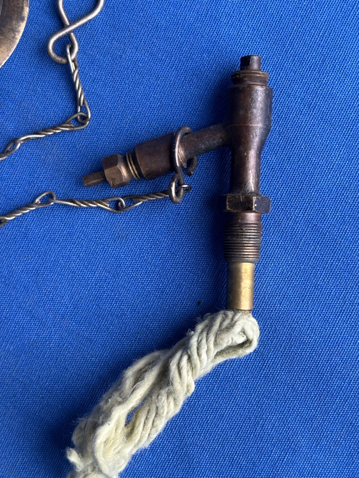 Vintage Primus 71 Brass Camping Stove Parts Vaporizer Wick Burner Bell Sweden