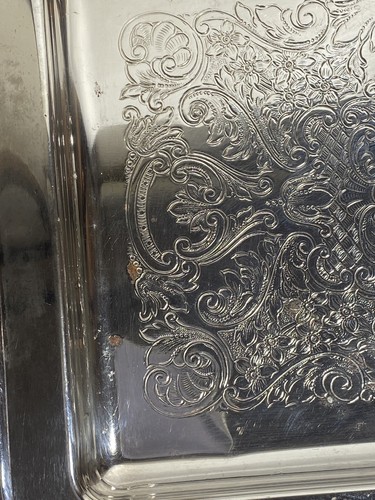 Silverplated Serving Tray - Picture 2 of 4