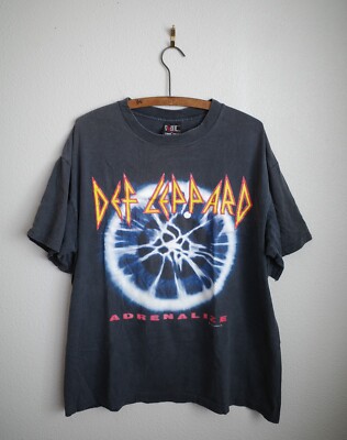 Vintage 90s Def Leppard Adrenalize 7-Day Weekend Tour Giant T