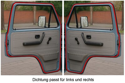 2x Türdichtung Dichtung rechts und links für VW Bus T3 und LT erste Generation