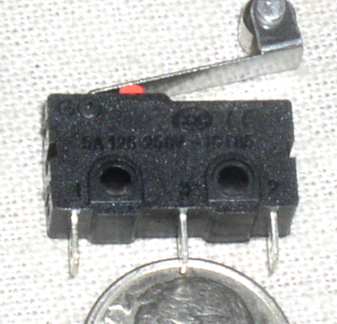 MICROINTERRUTTORE, SPDT, 5A, LEVA LUNGA