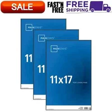 Mainstays 11x17 Front Loading Picture Frame, Set of 3