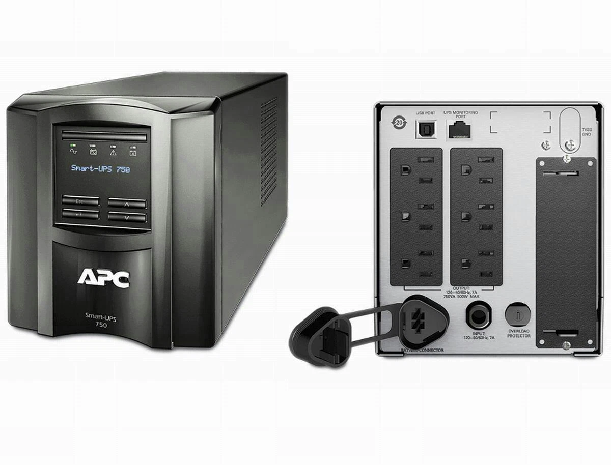 APC SMT750 Smart-UPS Power Battery Backup 750VA 500W 120V LCD New