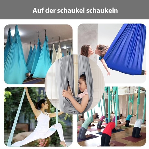 Kinderschaukel Hängematte Indoor/Outdoor Yoga Therapie Autismus Belastbar Kinder - Bild 6 von 17