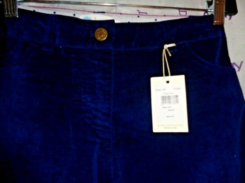NEW Boden blue velet Teen girls Sequin pockets size 14 slim pants 26w 29L - Picture 7 of 8