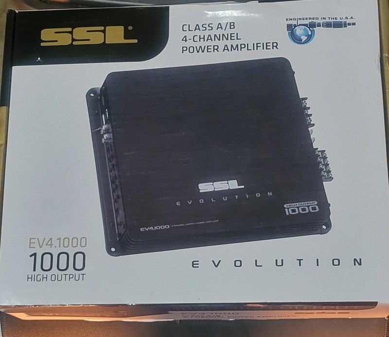 Sound Storm Labs EV4.1000 Evolution Series 1000W 4 Channel Class A/B Amplifier