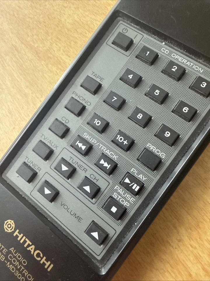 Hitachi RB-MD300 Remote Control OEM Authentic for Stereo Audio System - Image 3 of 4