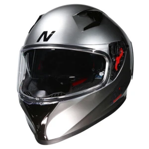 Nitro N501 Apex Analog DVS Motorcycle Helmet Chameleon Steel