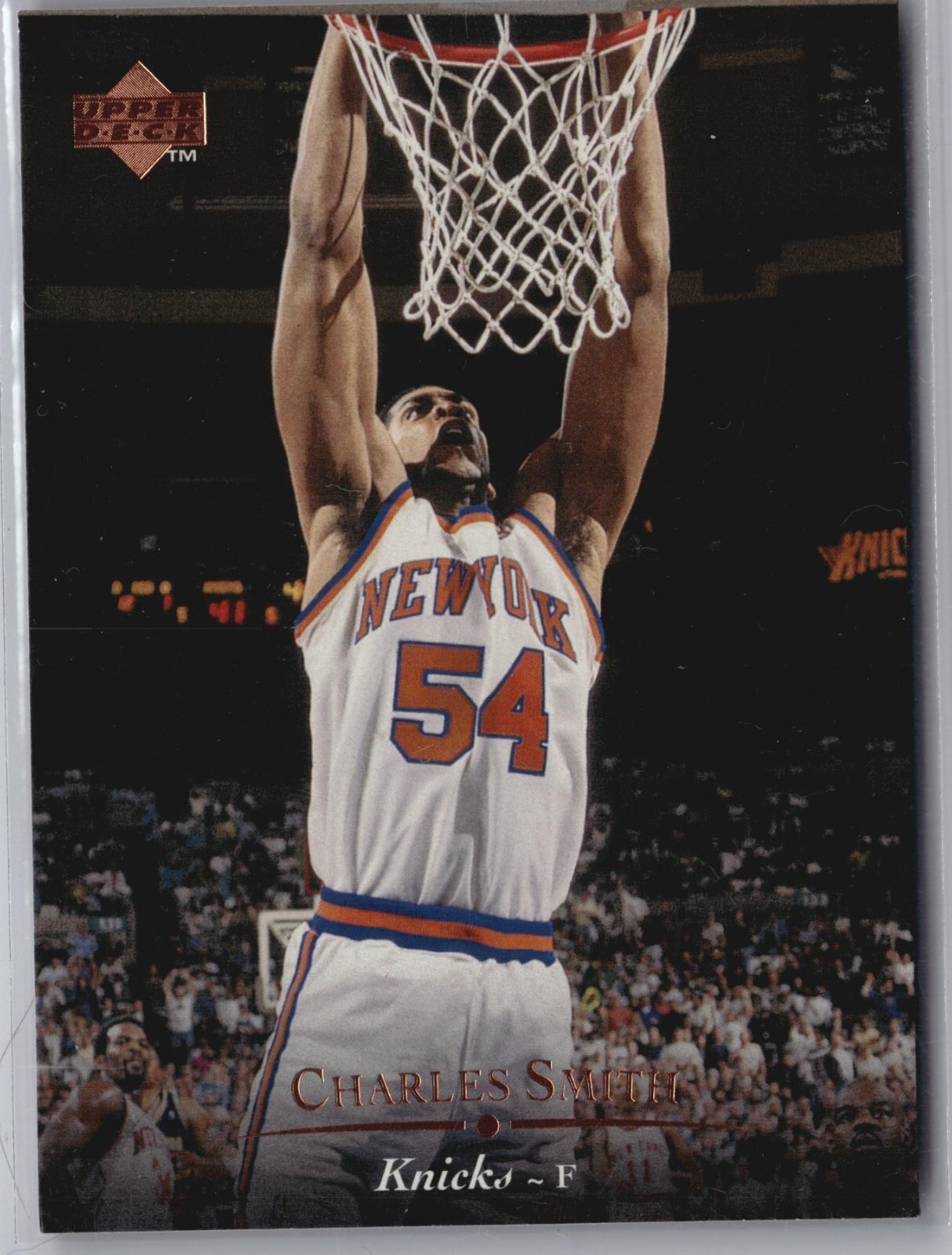 1995-96 Upper Deck New York Knicks Basketball Card #63 Charles Smith