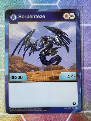 Bakugan: Battle Brawlers Character Card Aquos Serpenteze GPP_293_CC_BB