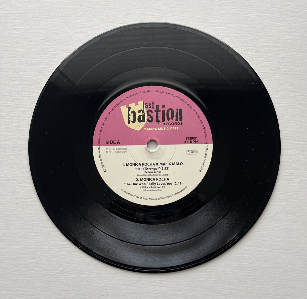 Monica Rocha “Hello Stranger” Chicano Tejano Latin Soul EP Record