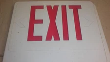 Plastic Exit Sign (2) New