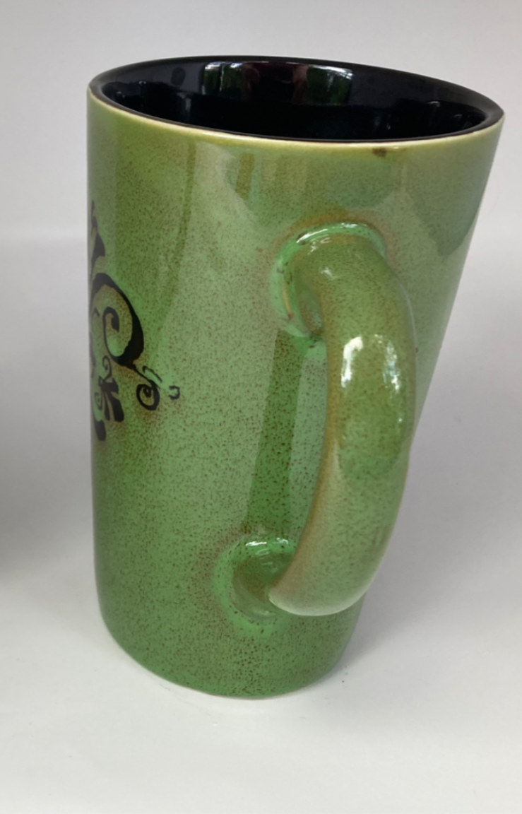 Tara Reed Blue Harbor Green Coffee Mug 5.75" eBay