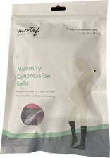 Motif Maternity Gradient Compression Level Socks- 20-30Hg- Size Medium- New