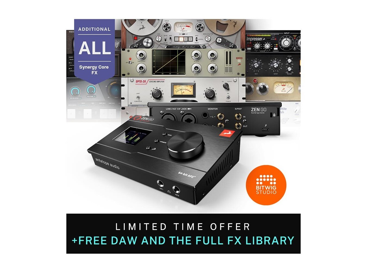 Antelope Zen GO Synergy Core Thunderbolt AUDIO INTERFACE