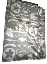 Marvel Kids Avengers Assemble Twin Flat Sheet Franco Polyester Gray Material