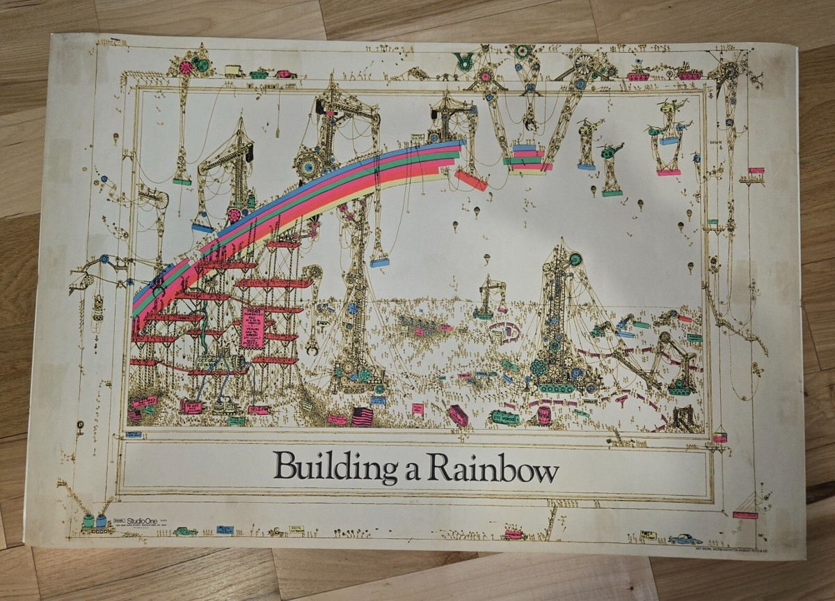 orig. Studio One 1972 BUILDING A RAINBOW Werbeagentur Robert Putz
