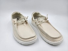 Hey Dude Wendy Chambray Casual Shoes for Women's Size US 9 EU 40 Beige