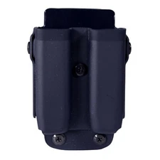 High Speed Gear Uniform Line Double Mag Pouch Kydex MOLLE or Belt Mount Black