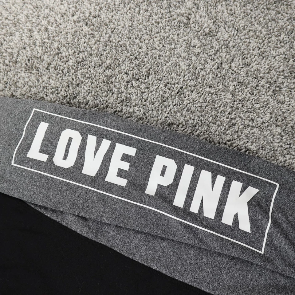 ROSA Sudadera Mujer S Gris Negro Victoria Secret Ultimate Pullover Cremallera Simulada Foto 2 de 4