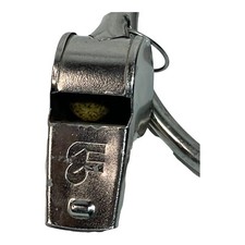 Vintage Coach Referee Police Cop Play Recess Whistle W/ Metal Ring