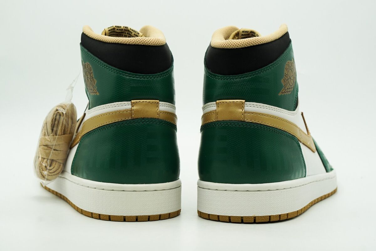 AIR JORDAN 1 RETRO HIGH OG NEW SIZE 14 CELTICS CLOVER GOLD AIR JORDAN 1 RETRO HIGH OG NEW SIZE 14 CELTICS CLOVER GOLD