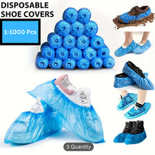 Shoe Protector Covers Waterproof Reusable Disposable Overshoes Blue Foot Covers