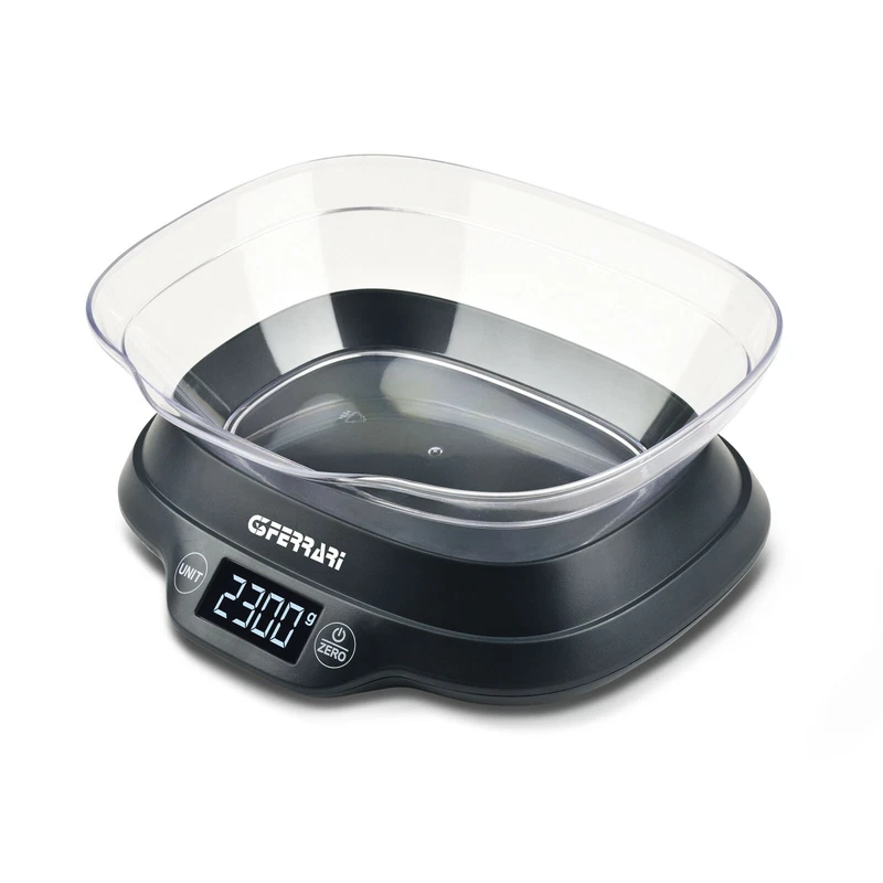 Bilancia Pesa Digitale G3Ferrari G20093 Ginny da Cucina con Ciotola 1 gr / 5 Kg