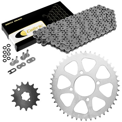 O-Ring Drive Chain & Sprockets Kit for Kawasaki KZ400 Ltd 400 1974-1979