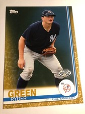 2019 Topps Pro Debut Jumbo 5x7 Ryder Green Yankees 147 02/10