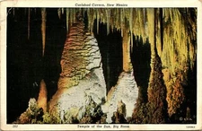 Carlsbad Caverns Ntl Park NM Temple of the Sun Postcard Used (30799)