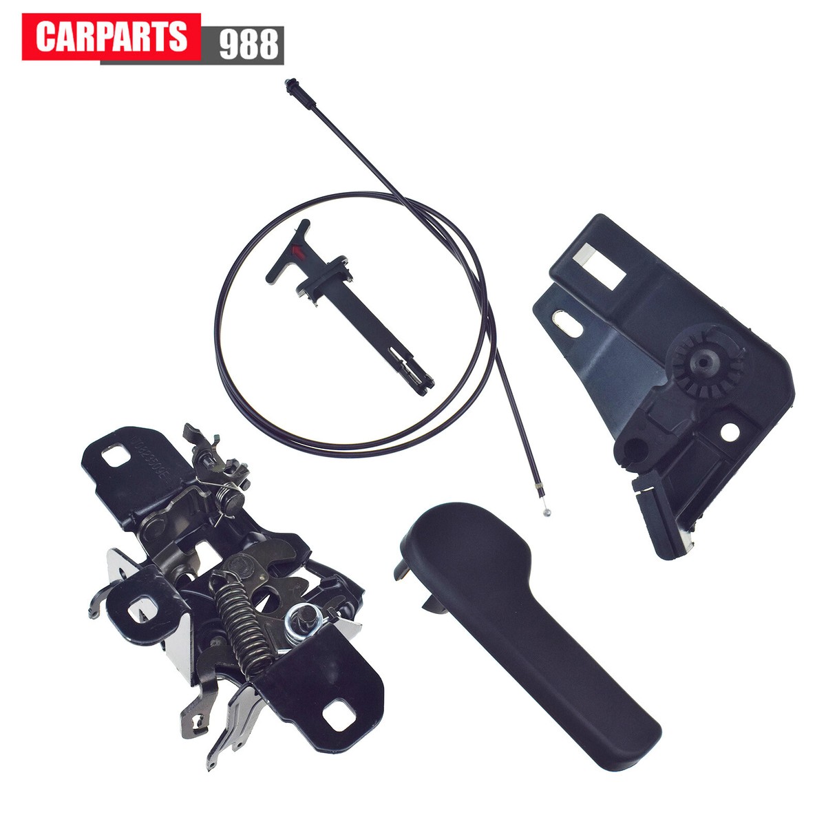 Set of 5 For VW Jetta Golf MK4 Bora Hood Latch +Release Handle +