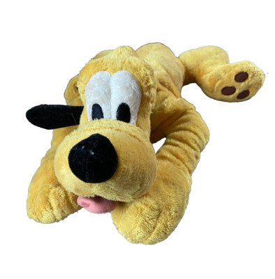 Disney Store Genuine PLUTO Plush Stuffed Animal Laying 16'' Authentic Original 