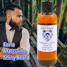 Cedarwood & Patchouli Beard Oil 100ml natural hair grooming balm moustache oil