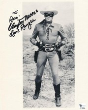Clayton Moore- Signed Photograph (The Lone Ranger) + COA from G.A. Inc.