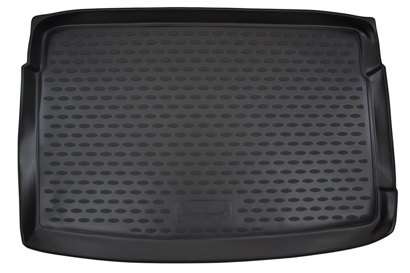 Tapis de coffre en caoutchouc noir pour VW Polo 5 de 2009 à 2017
