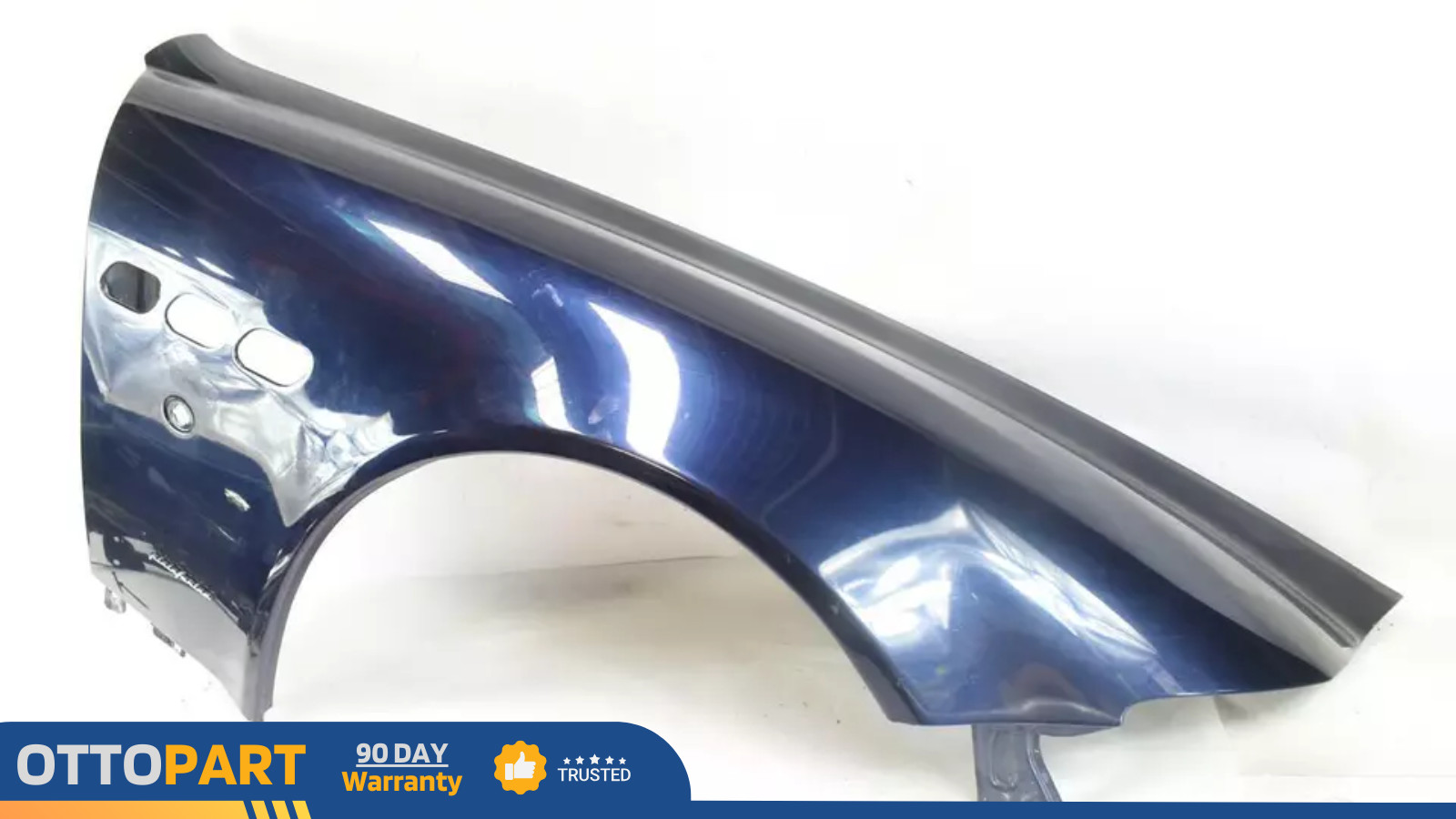 04-12 Maserati Quattroporte M139 Right Passenger Side Fender Panel Dark Blue OEM