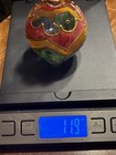 Murano Art Glass Perfume Bottle Hand- Painted  Flower Stopper Italy Vtg — photo 8